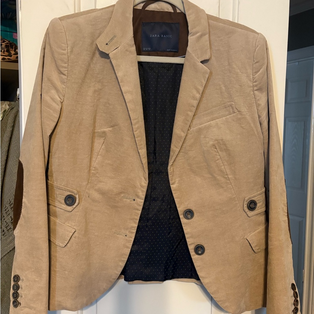 Zara Women’s Tan Blazer Jacket